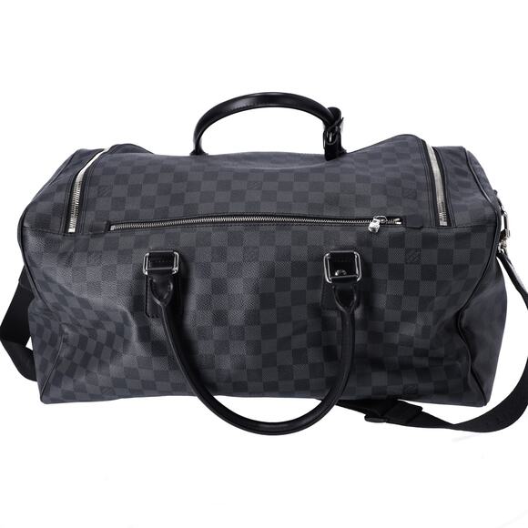 Louis Vuitton Roadster 50 Boston Bag N48189 Damier Graphite Black Canvas - Picture 7 of 7